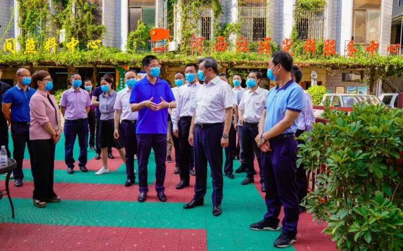 省政協(xié)調(diào)研組蒞臨壽樂(lè)康